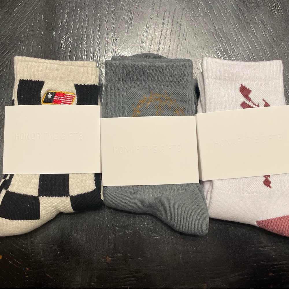 "Honor The Gifts" 3 Pack Socks for Kids